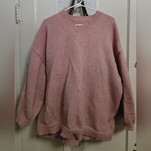 Cozy Pink Oversized Sweater